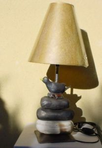 Voir le détail de cette oeuvre: lampe galets
